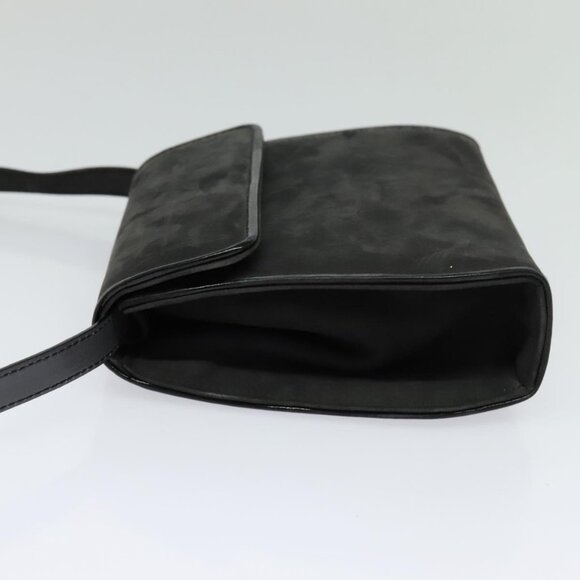 Salvatore Ferragamo Shoulder Bag Suede Gray Auth - Picture 4 of 16